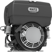Hatz D-series diesel engine with hydraulic pumps